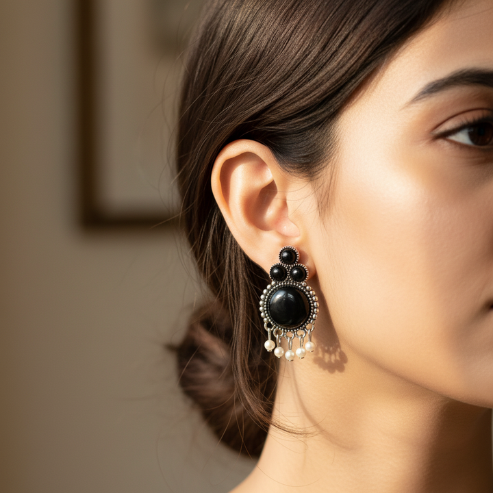 Set of 12 Random Earrings with Folding Jhumka Box