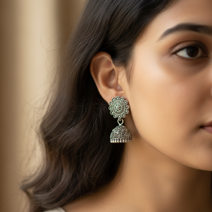 Set of 12 Random Earrings with Folding Jhumka Box