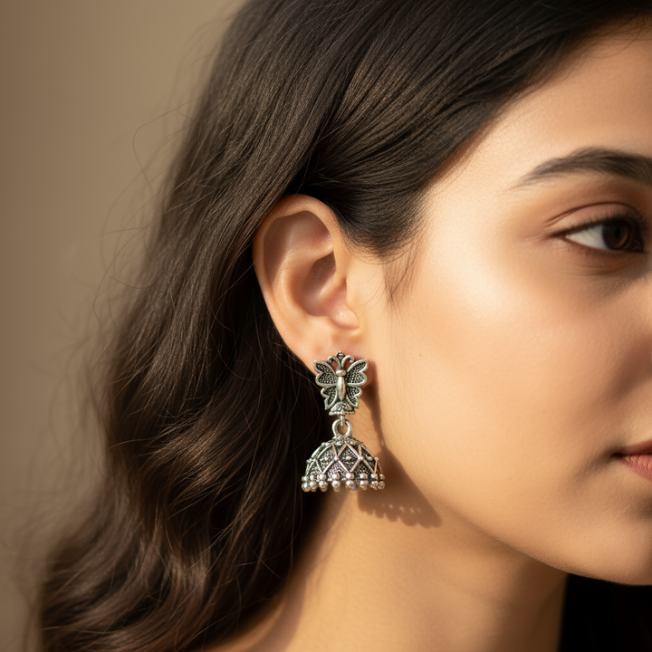 Set of 12 Random Earrings with Folding Jhumka Box