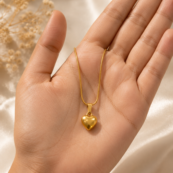 Everyday Heart Pendant - 18k Gold Plated