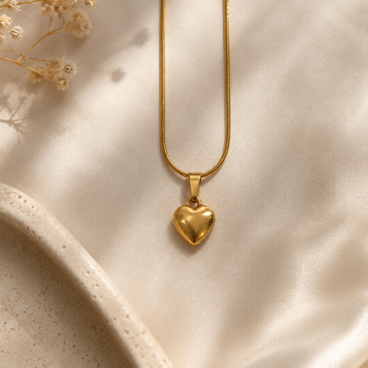 Everyday Heart Pendant - 18k Gold Plated
