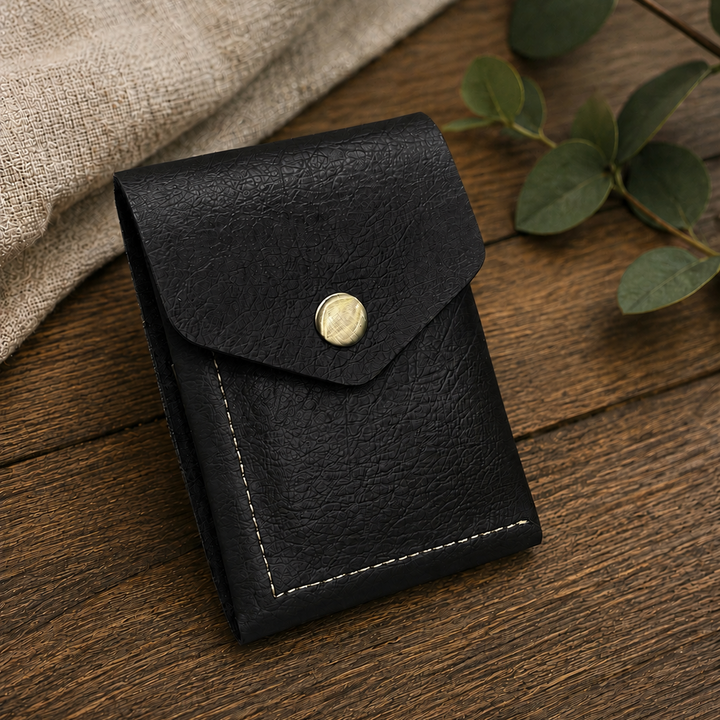 Slim Flip Vegan Leather Wallet