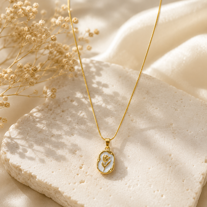 Tulip Pendant - 18k Gold Plated