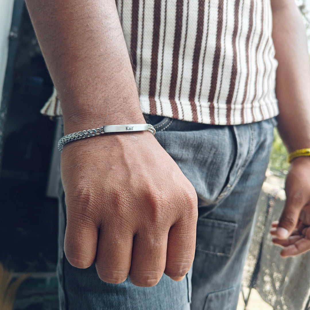 Personalized Men Stainless Steel Bracelet