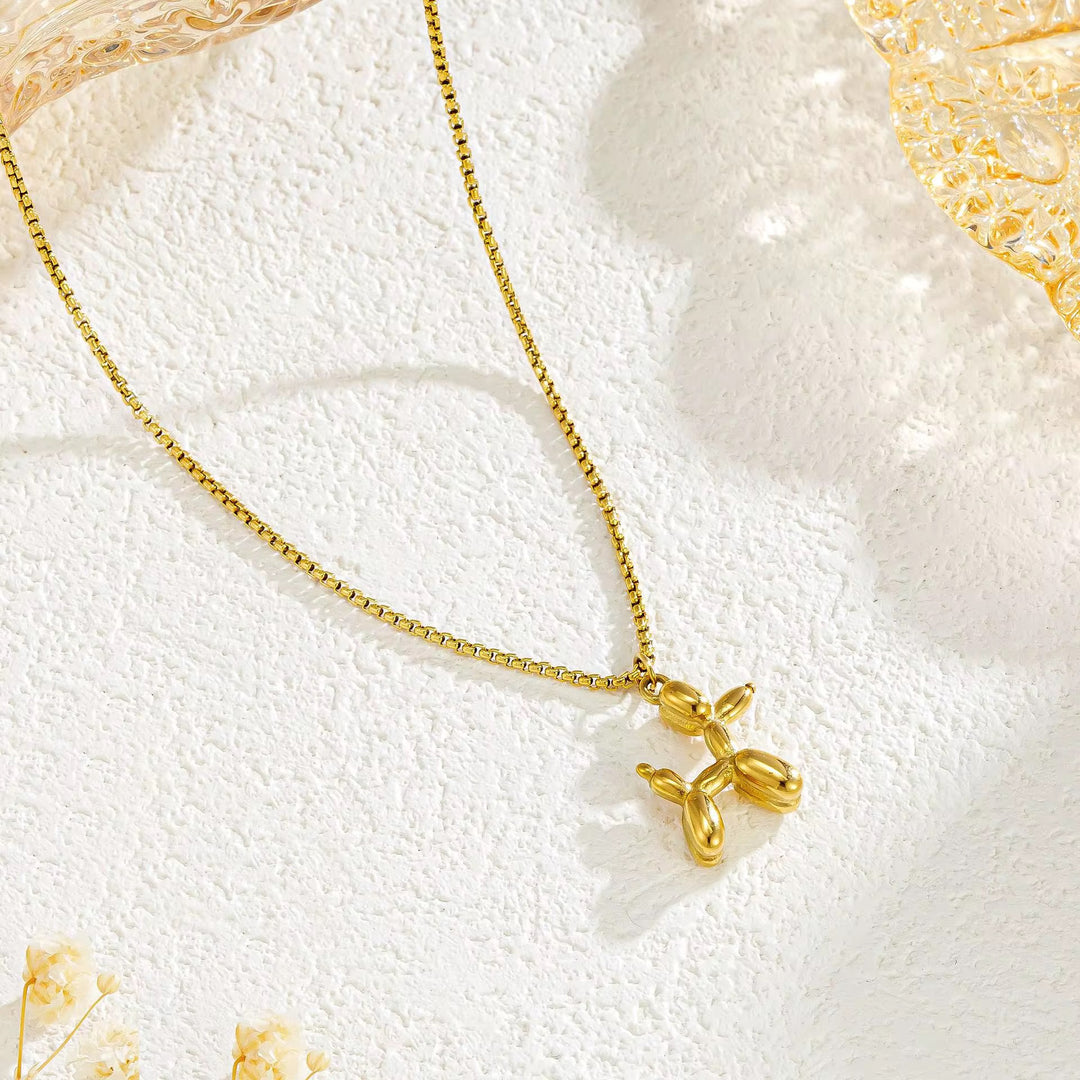 Balloon Dog Pendant - 18k Gold Plated