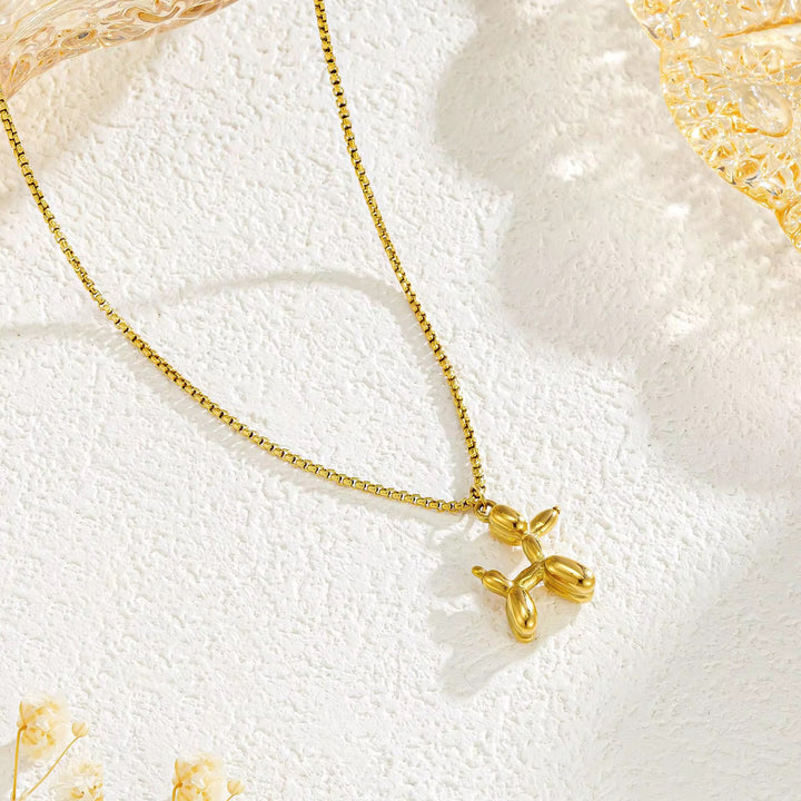 Balloon Dog Pendant - 18k Gold Plated