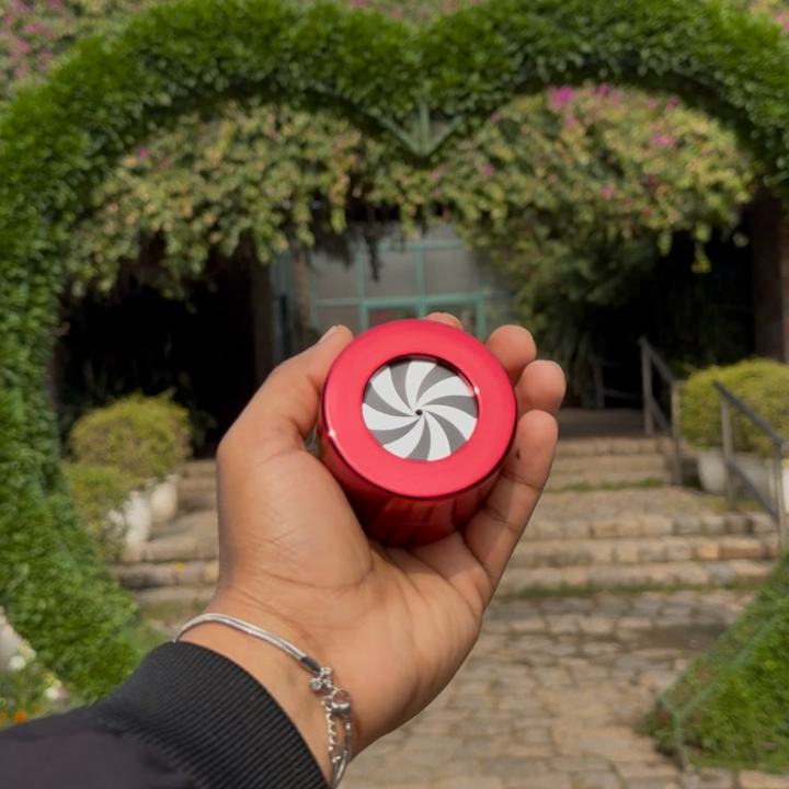 Princess Heart Ring with Rotating Box