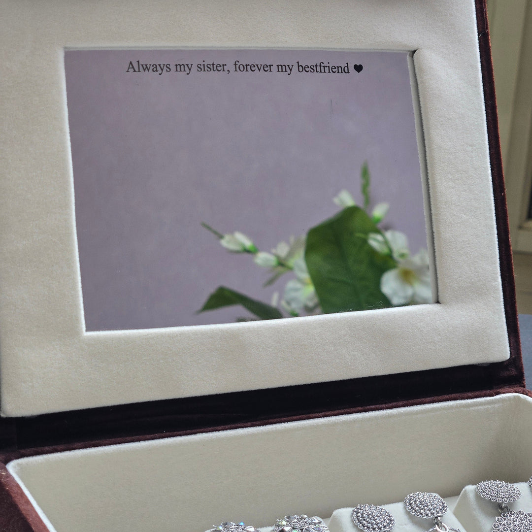 Personalised 12 Jhumka Box with Mirror