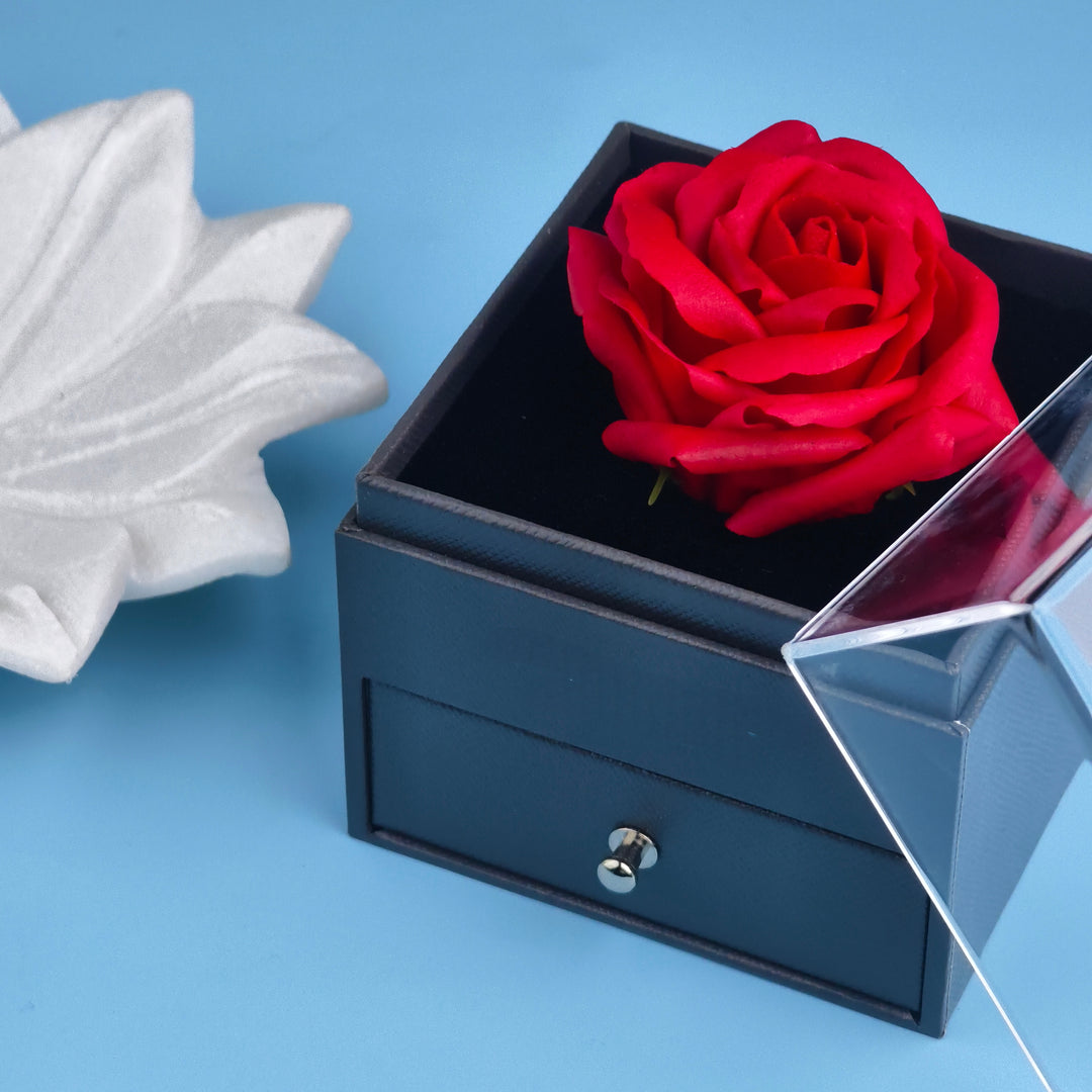 100 Language Necklace with Rose Box