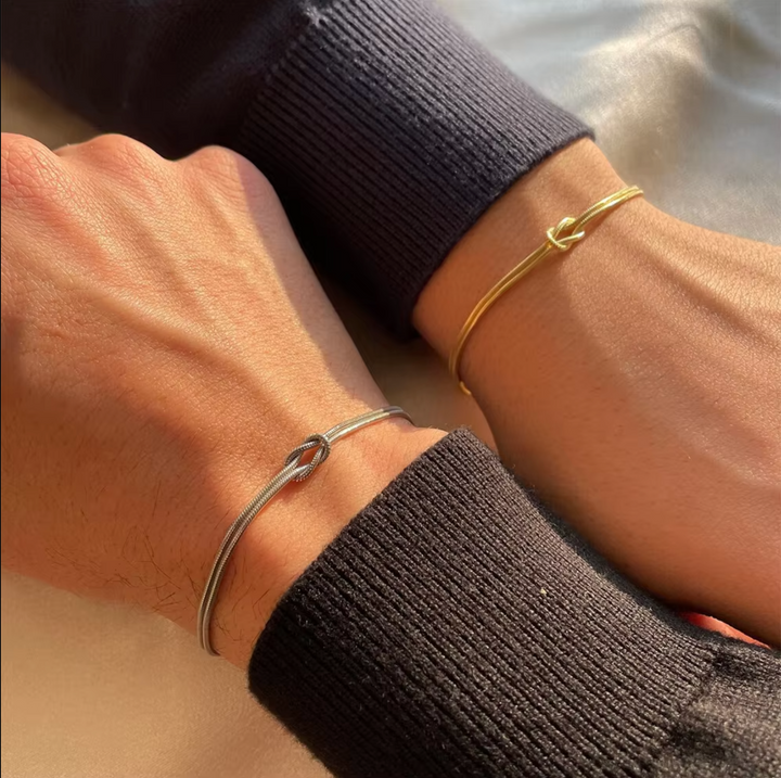 Forever Knot Couple Bracelets